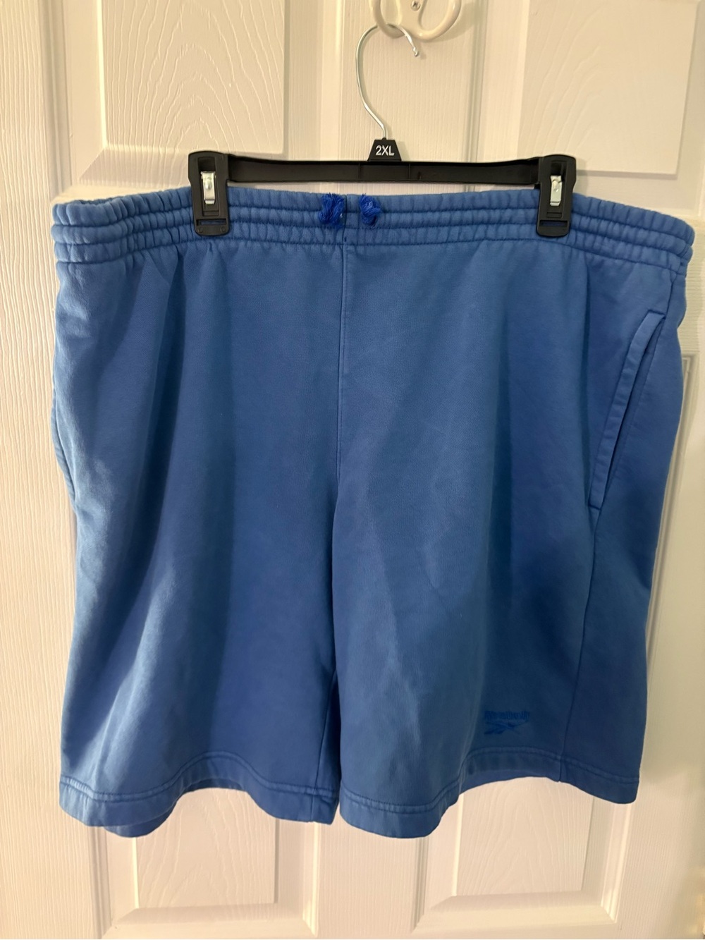 Men’s Reebok Light Blue Fleece Shorts Size XL